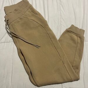 Beige Lululemon sweatpants/joggers